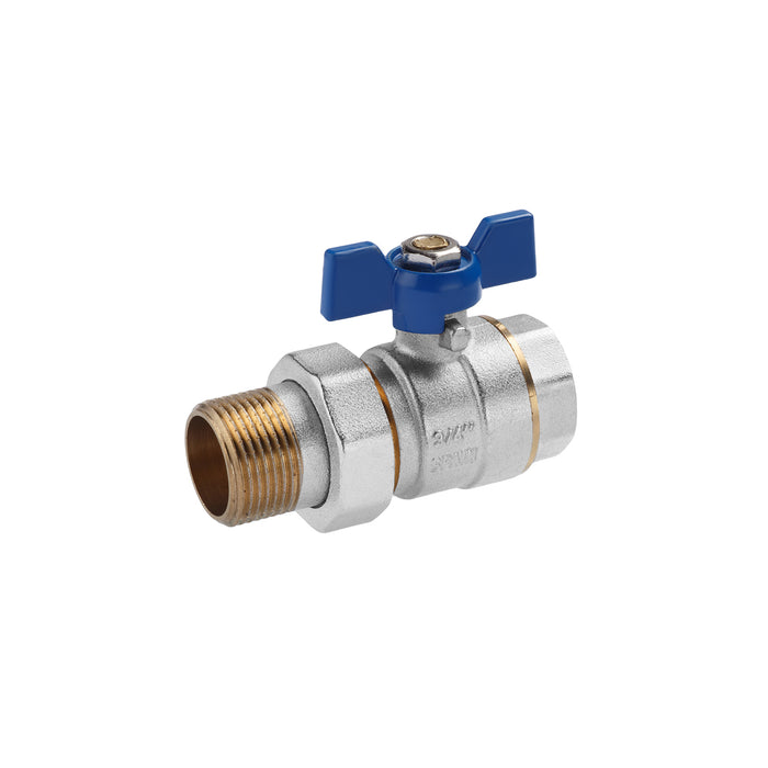 Кран-американка кульовий прямий Valves 3/4" PN30