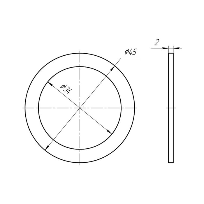 Прокладка ANIplast 1 1/2"мм плоска М022EU