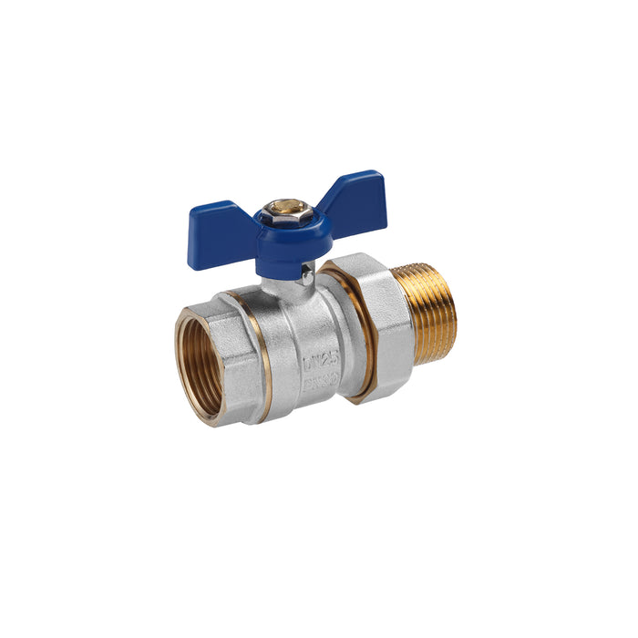 Кран-американка кульовий прямий Valves 1" PN30