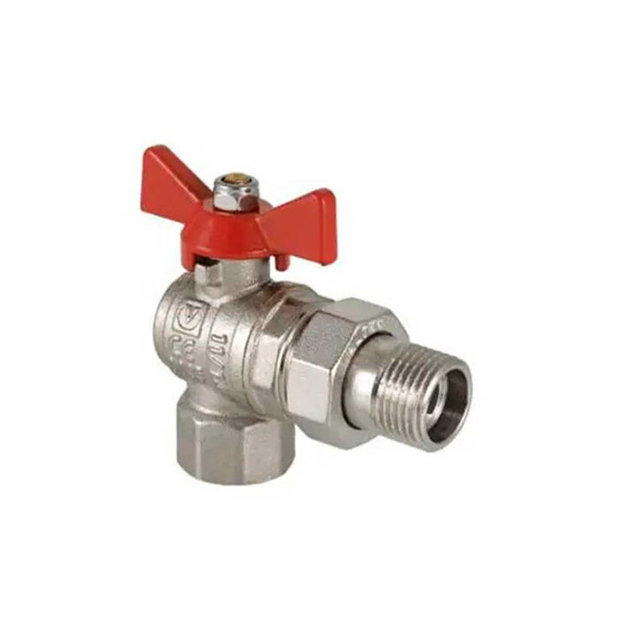 Кран-американка кульовий кутовий Valves 1/2" PN30