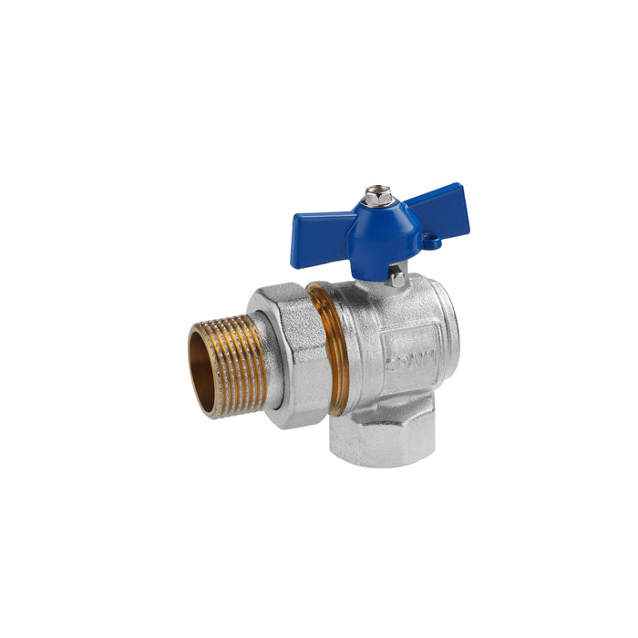 Кран-американка кульовий кутовий Valves 3/4" PN30