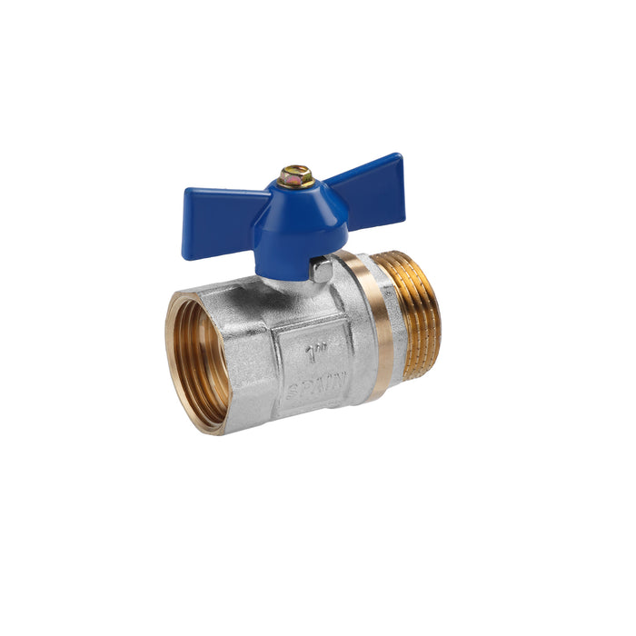 Кран кульовий Valves 1" ВЗ PN30 синій метелик