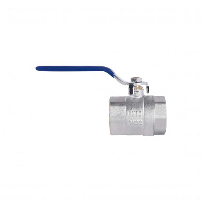 Кран кульовий Valves 1 1/4'' ВВ PN30 синя ручка