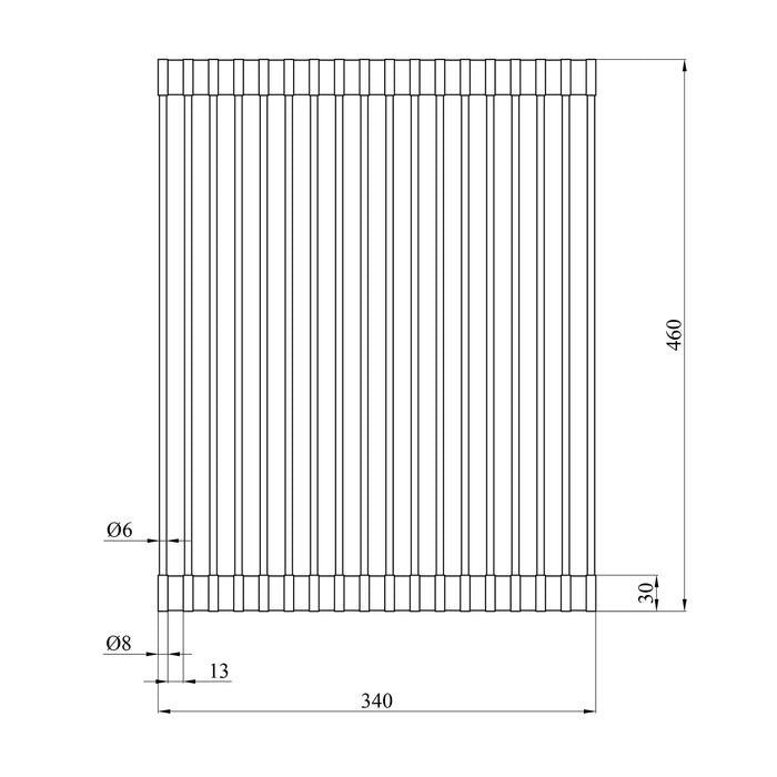 Сушарка для посуду Kroner KRP Matte-GRA4333-2