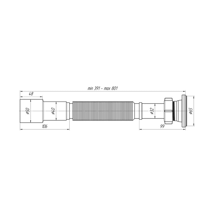 Гофра ANIplast 1½"х40/50 мм G206EU