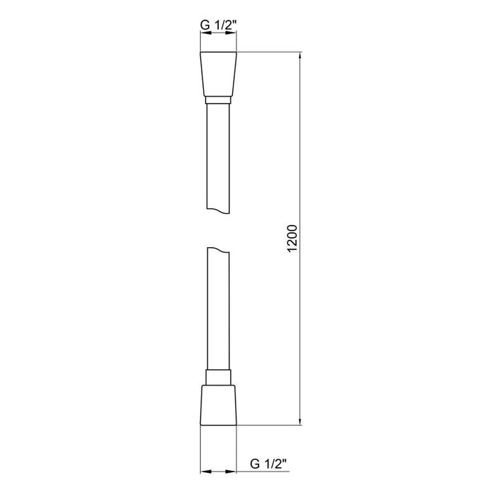 Шланг для душу Kroner KRM - C608 Anti-Twist 120 см