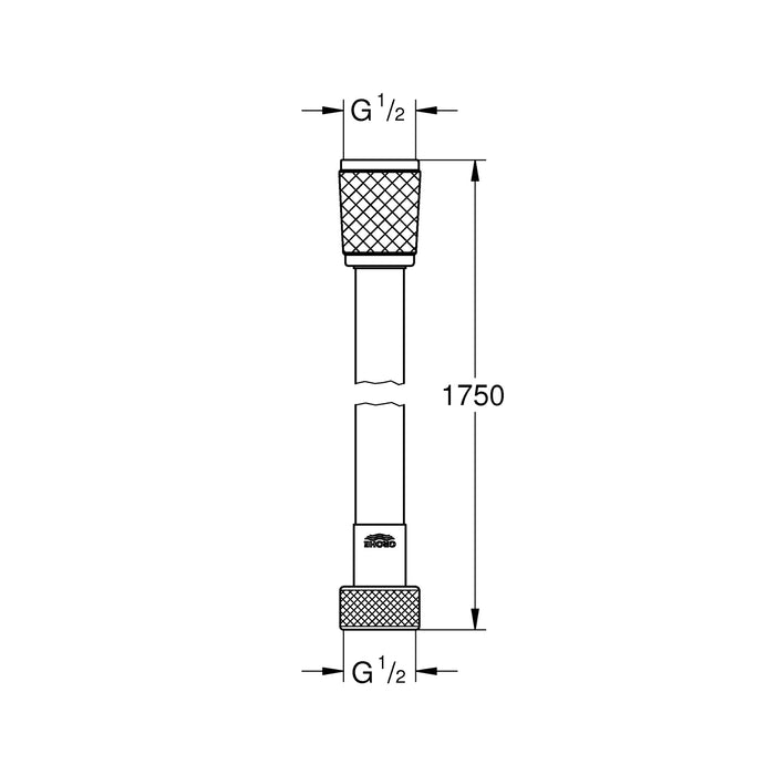 Душовий шланг Grohe Relexaflex 1750 мм 28154001