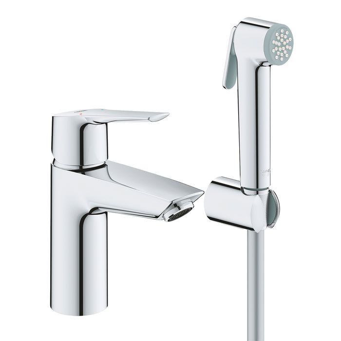 Змішувач одноважільний для раковини S-Size з гігієнічним душем Grohe QuickFix Start 23123003