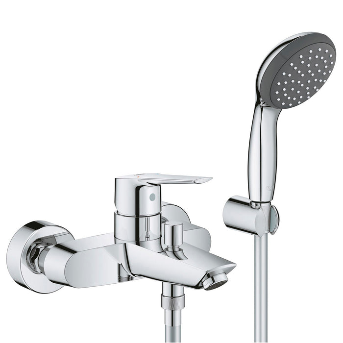 Змішувач одноважільний для ванни з душовим гарнітуром Grohe QuickFix Start 23413002