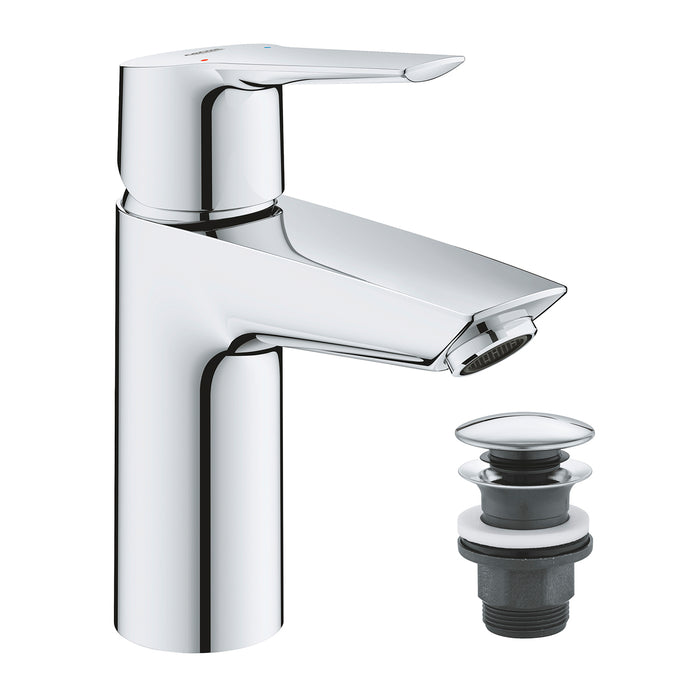 Змішувач одноважільний для раковини S-Size з донним клапаном Grohe QuickFix Start 23550002