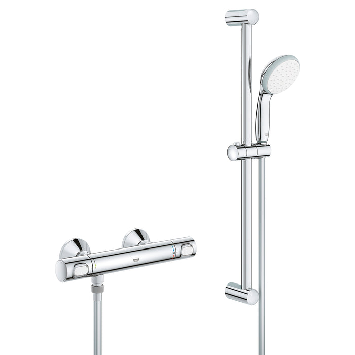 Змішувач термостатичний для душу з душовим гарнітуром Grohe QuickFix Precision Flow 34841000