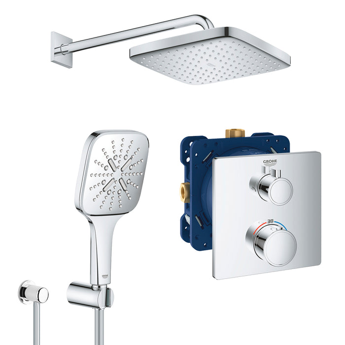 Душова система на 2 споживача прихованого монтажу Grohe QuickFix Grohtherm UA26415SC7