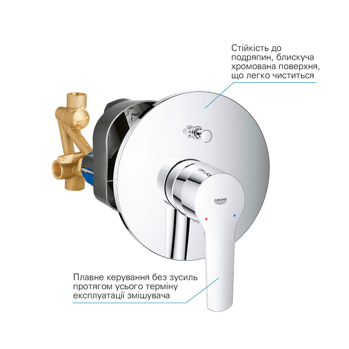 Душова система на 2 споживача прихованого монтажу Grohe QuickFix Start UA25183007