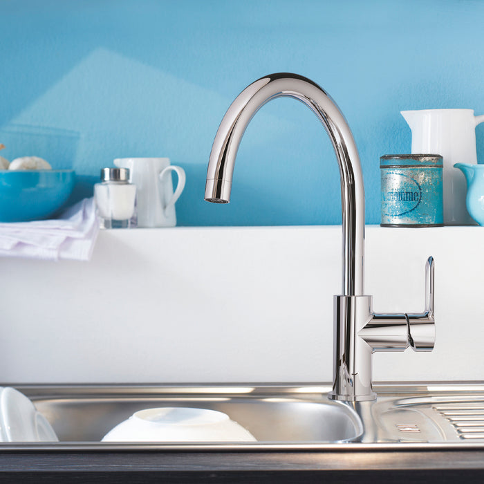 Змішувач одноважільний для кухонної мийки Grohe BauLoop 31368000