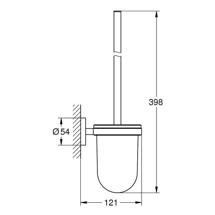 Йоржик для унітазу настінний Grohe QuickFix Start 41185000