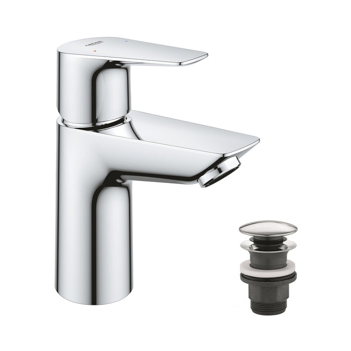 Змішувач для раковини Grohe QuickFix Start Edge S-Size з донним клапаном 24199001