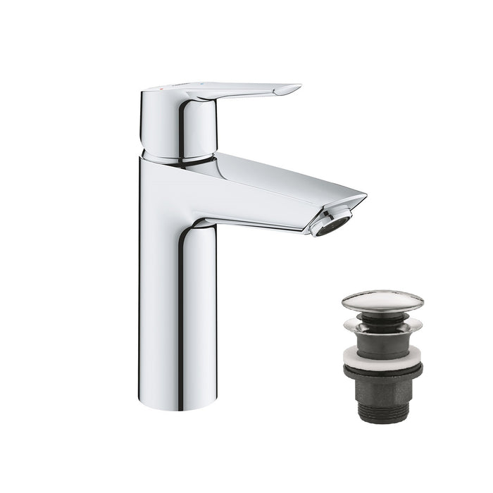 Змішувач для раковини Grohe QuickFix Start M-Size з донним клапаном 23746002