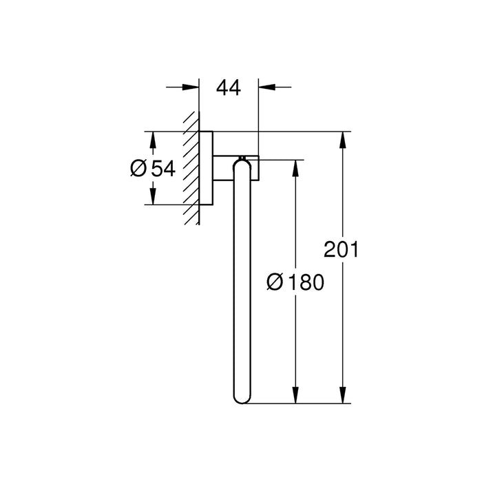 Рушникотримач Grohe QuickFix Start 411742430