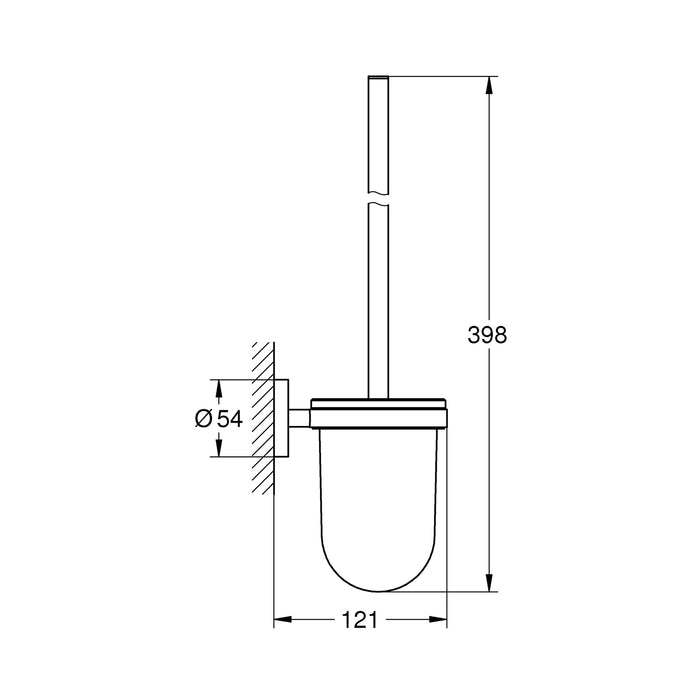 Йоршик для унітазу настінний Grohe QuickFix Start 411852430