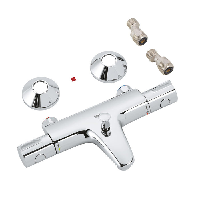 Змішувач для ванни Grohe Grohtherm 800 34567000 з душовим гарнітуром 27853001 (34567001)